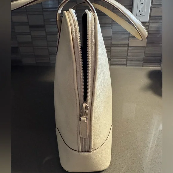 Gucci Vintage Leather Tote Bag Beige - Picture 5 of 12